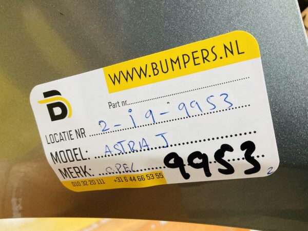 BUMPER Opel Meriva 2010-2013 VOORBUMPER 2-i9-9953z