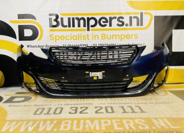 BUMPER Peugeot 308  Normaal 6xpdc 2012-2016 VOORBUMPER 2-J3-9359z