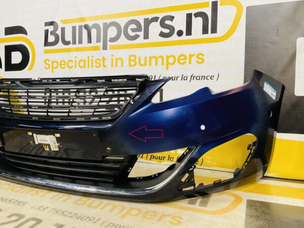 BUMPER Peugeot 308  Normaal 6xpdc 2012-2016 VOORBUMPER 2-J3-9359z