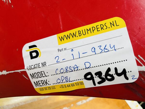 BUMPER Opel Corsa D Facelift  2011-2014 VOORBUMPER 2-i1-9364z