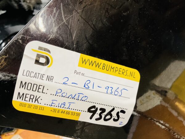 BUMPER Fiat Punto  VOORBUMPER 2-B1-9365z