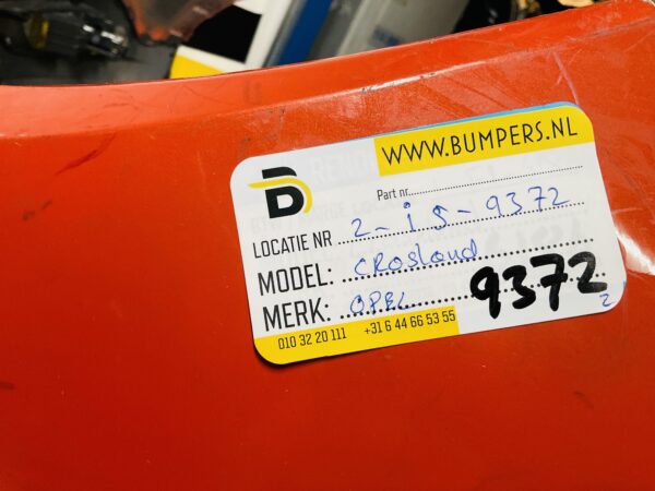 BUMPER Opel Crossland  4xpdc VOORBUMPER 2-i5-9372z