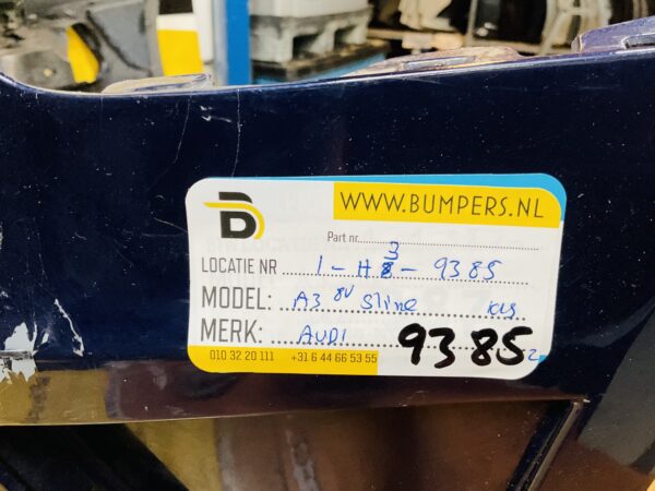 BUMPER Audi A3 8V Sline S-Line kls 2012-2016 VOORBUMPER 1-H3-9385z