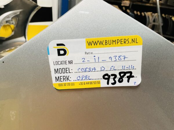BUMPER Opel Corsa D Facelift 2011-2014 VOORBUMPER 2-i1-9387z