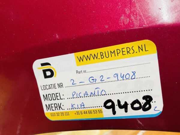 BUMPER Kia Picanto 2011-2014 VOORBUMPER 2-G2-9408z