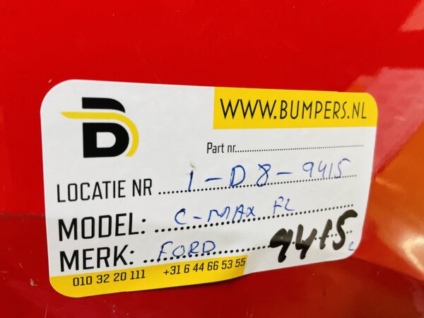 BUMPER Ford CMax C-Max Facelift kls 2010-2015 VOORBUMPER 1-D8-9415z