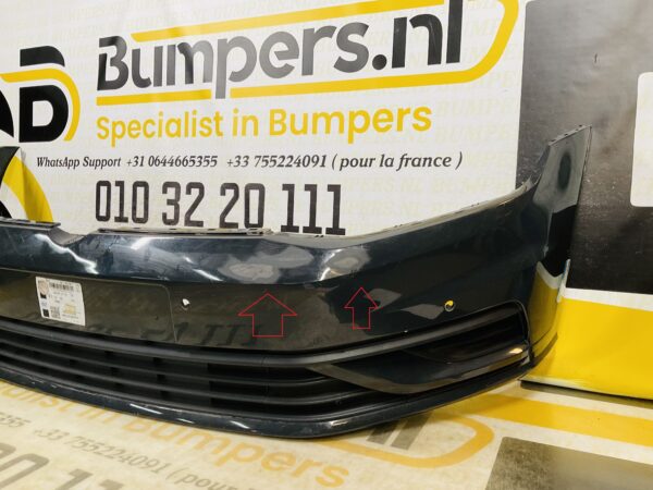 BUMPER Volkswagen Golf 7 Facelift 4xpdc 2017-2021  VOORBUMPER 1-C2-9417z