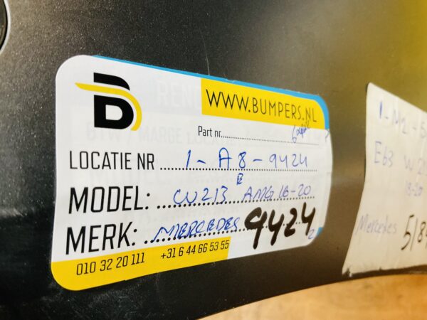 BUMPER Mercedes E Klasse W212 E63 AMG 6xpdc 2016-2020 VOORBUMPER 1-A8-9424z