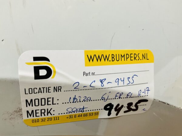 BUMPER Seat Ibiza 6j FR Facelift 2012-2017 VOORBUMPER 2-C8-9435z