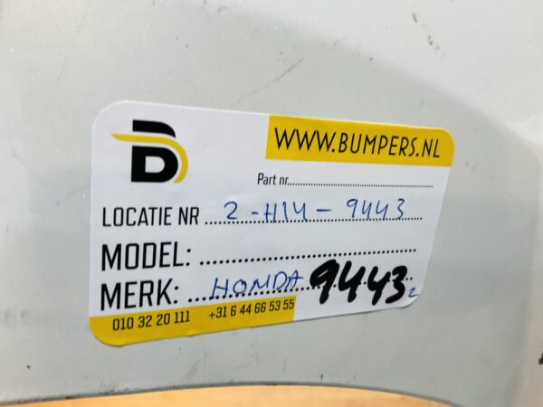 BUMPER Honda Jazz Sport VOORBUMPER 2-H14-9443z
