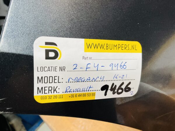 BUMPER Renault Megane 4  2016-2021 VOORBUMPER 2-F4-9466z