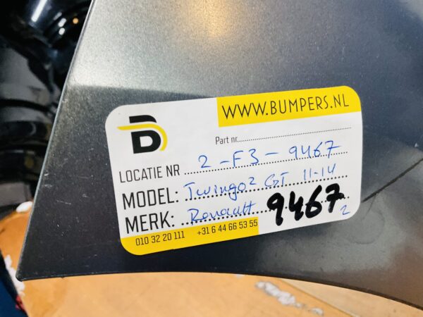 BUMPER Renault Twingo 2 GT 2011-2014 VOORBUMPER 2-F3-9467z