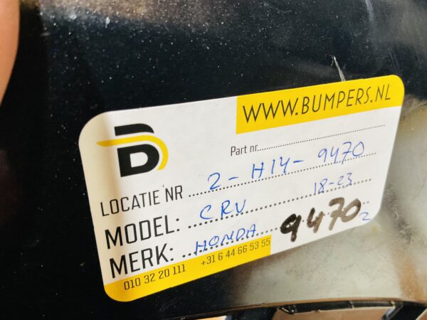 BUMPER Honda CRV CR-V kls 4xpdc 2018-2023 VOORBUMPER 2-H14-9470z