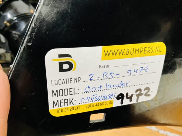 BUMPER Mitsubishi Outlander VOORBUMPER 2-B5-9472z