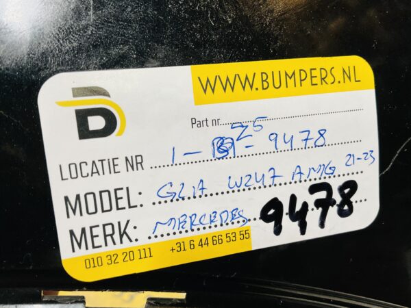 BUMPER Mercedes GLA H247 AMG 4xpdc 2021-2023 VOORBUMPER 1-Z5-9475z