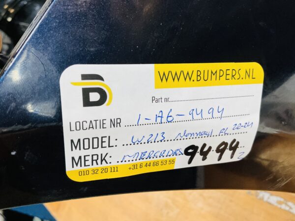 BUMPER Mercedes E Klasse W213 Normaal Facelift 2022-2024 VOORBUMPER 1-A6-9494z