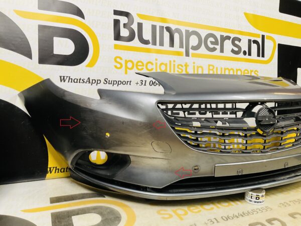 BUMPER Opel Corsa E 4xpdc 2014-2019 VOORBUMPER 2-i7-9500z