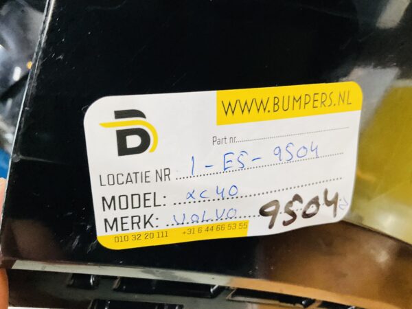 BUMPER Volvo XC40 4xpdc VOORBUMPER 1-E5-9504z