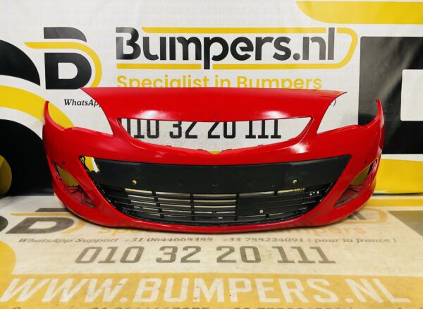 BUMPER Opel Astra J Facelift 4xpdc 2011-2014 VOORBUMPER 2-i9-9513z