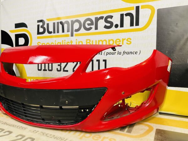 BUMPER Opel Astra J Facelift 4xpdc 2011-2014 VOORBUMPER 2-i9-9513z