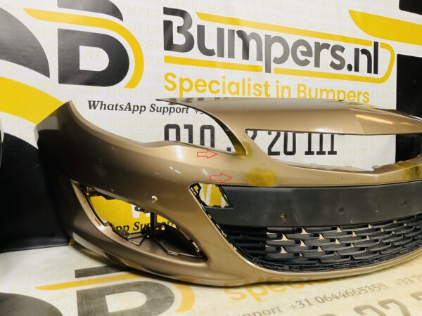 BUMPER Opel Astra J Facelift 4xpdc 2011-2014 VOORBUMPER 2-i9-9516z