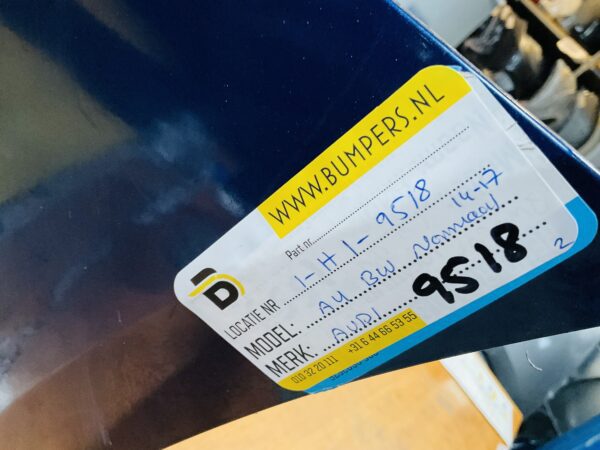 BUMPER Audi A4 BW0 Normaal 4xpdc 2014-2017 VOORBUMPER 1-H1-9518z