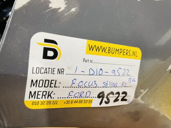 BUMPER Ford Focus STLine ST-Line Facelift kls 2013-2016 VOORBUMPER 1-D10-9522z