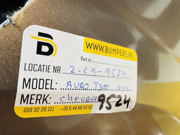 BUMPER Chevrolet Aveo T300 2011-2014 VOORBUMPER 2-C9-9524z