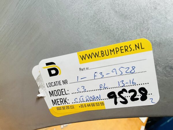 BUMPER Citroen C3 Facelift 2013-2016 VOORBUMPER 1-F3-9528z