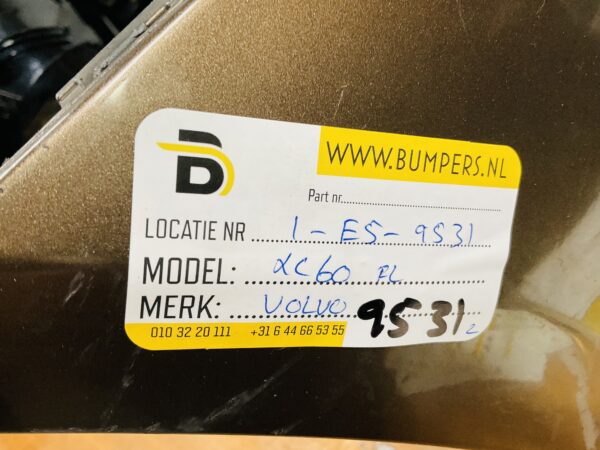 BUMPER Volvo XC60 Facelift kls VOORBUMPER 1-E5-9531z