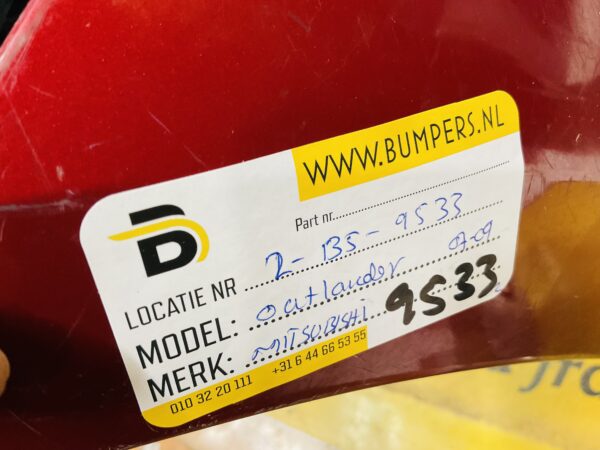 BUMPER Mitsubishi Outlander 2007-2009 VOORBUMPER 2-B5-9533z