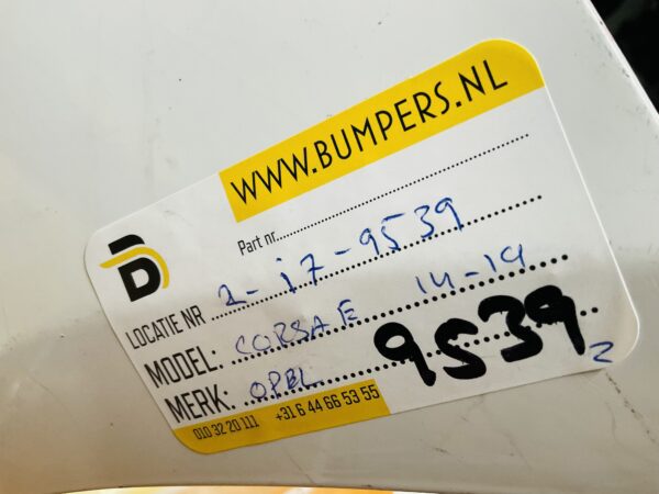 BUMPER Opel Corsa E +Grill  2014-2019 VOORBUMPER 2-i7-9539z