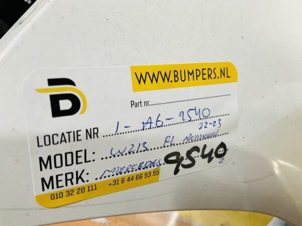 BUMPER Mercedes E Klasse W213 Normaal  2022-2023 VOORBUMPER 1-A6-9540z