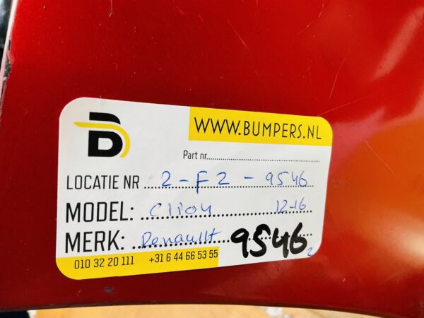 BUMPER Renault Clio 4  2012-2016 VOORBUMPER 2-F2-9546z