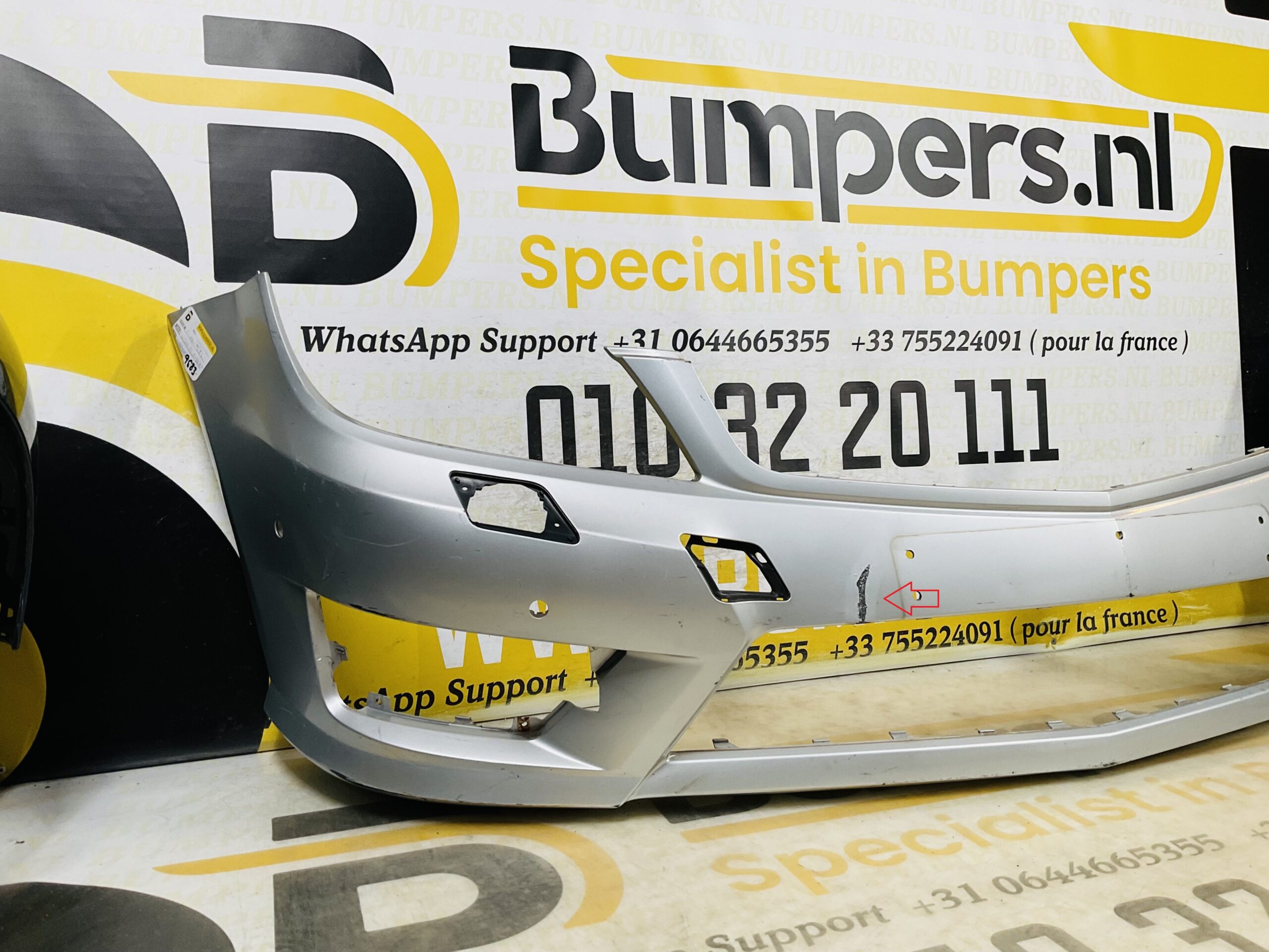BUMPER Mercedes C Klasse W204 AMG Facelift kls 6xpdc 2011-2014 VOORBUMPER 1-A6-9583z