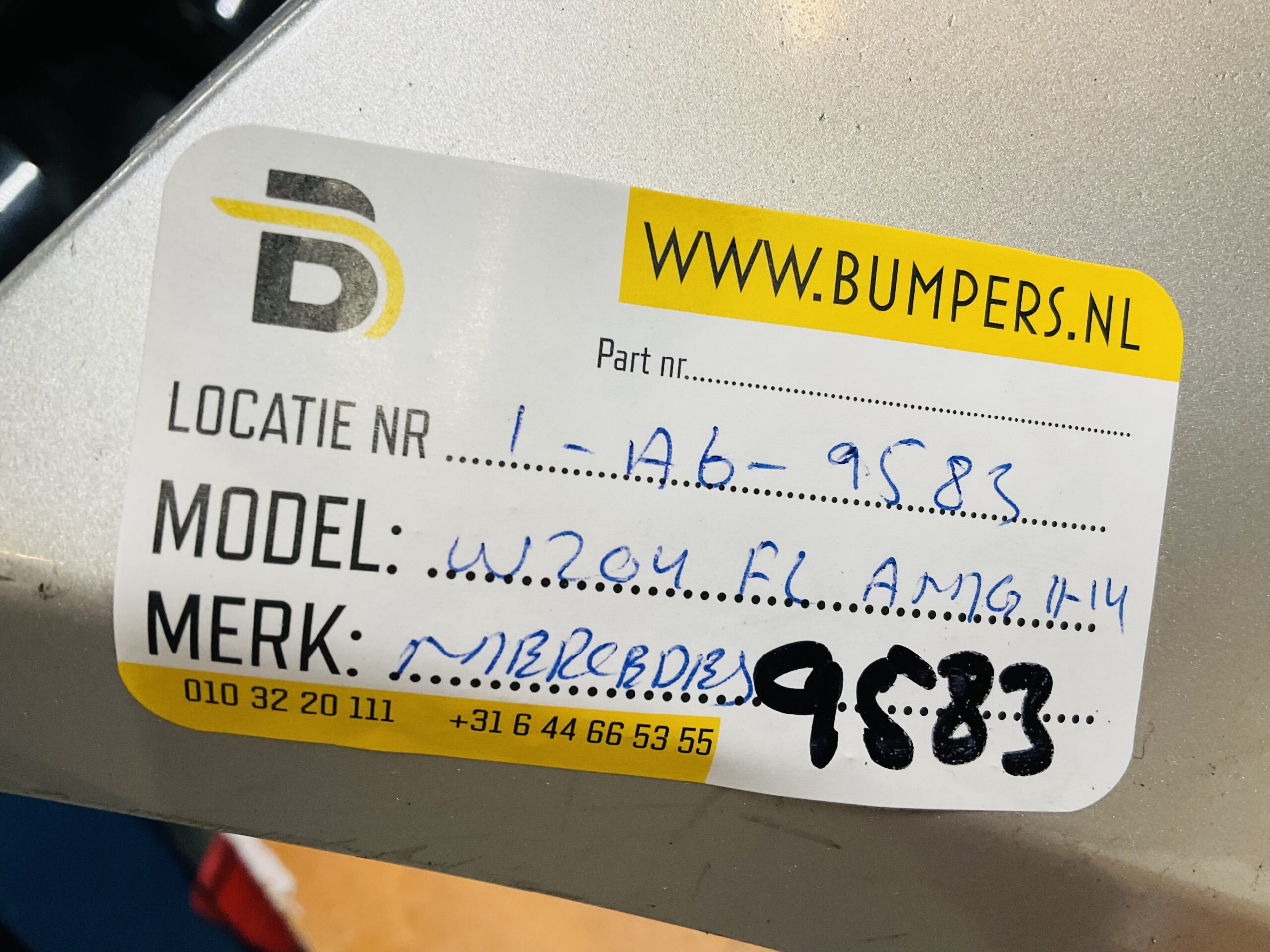 BUMPER Mercedes C Klasse W204 AMG Facelift kls 6xpdc 2011-2014 VOORBUMPER 1-A6-9583z