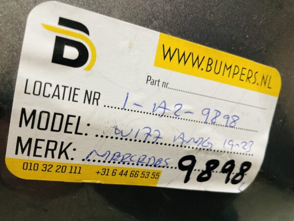 BUMPER Mercedes A Klasse W177 AMG 6xpdc 2019-2023 VOORBUMPER 1-A2-9898z