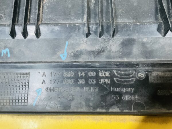 Onderplaat Mercedes W177 Normaal A1778851400 Bumperlip 2-L4-9604T
