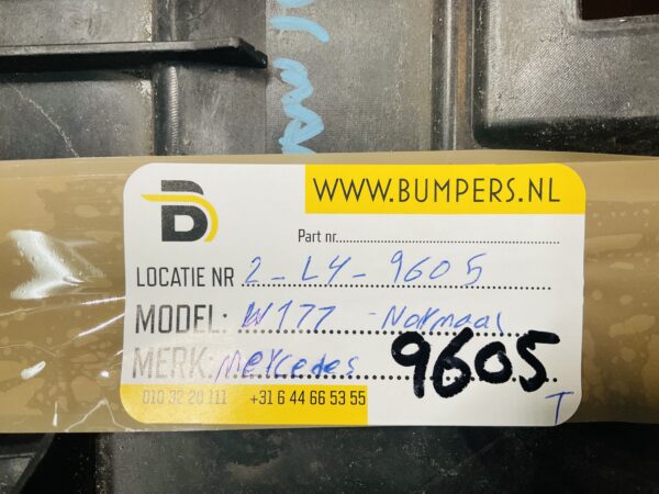 Onderplaat Mercedes W177 Normaal A1778851400 Bumperlip 2-L5B-9605T