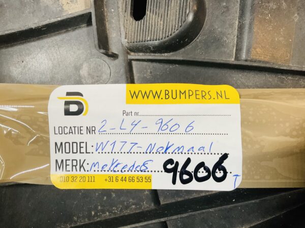 Onderplaat Mercedes W177 Normaal A1778851400 Bumperlip 2-L3-9606T