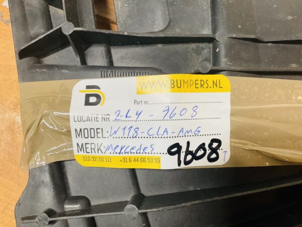 Onderplaat Mercedes W118 CLA AMG A1188854102 Bumperlip 2-L5E-9608T