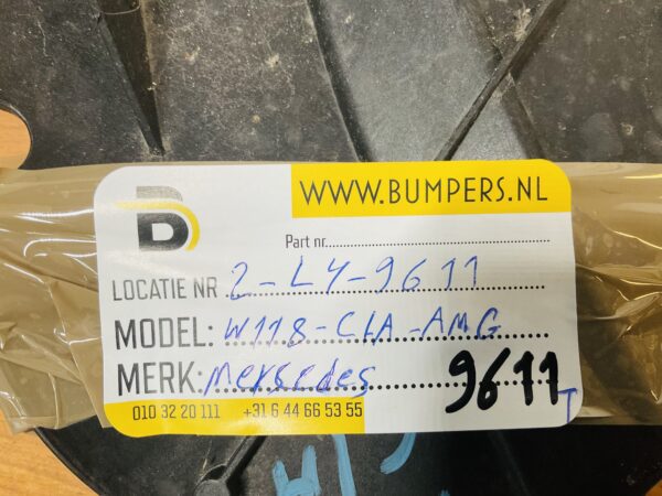 Onderplaat Mercedes W118 CLA AMG A1188854102 Bumperlip 2-L5E-9611T