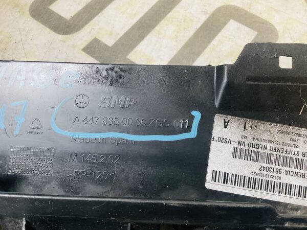 Onderplaat Mercedes W447 V-Klasse V Klasse A4478850036 Bumperlip 2-L4A-9614T