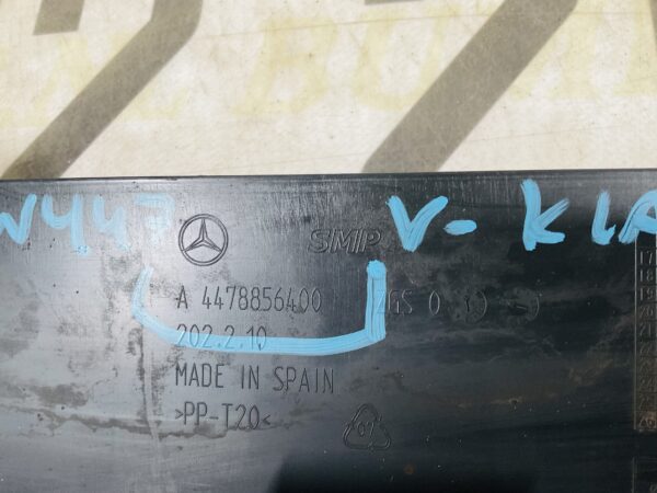 Onderplaat Mercedes W447 V-Klasse V Klasse A4478856400 Bumperlip 2-L4-9615T