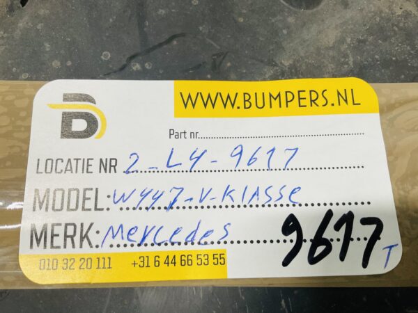 Onderplaat Mercedes W447 V-Klasse V Klasse A4478856400 Bumperlip 2-L4-9617T