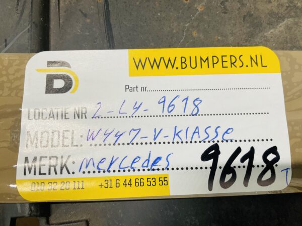 Onderplaat Mercedes W447 V-Klasse V Klasse A4478856400 Bumperlip 2-L4A-9618T