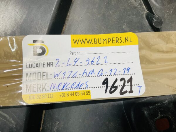 Onderplaat Mercedes W176 AMG 2012-2019 A1768850136 Bumperlip 2-L4-9621T