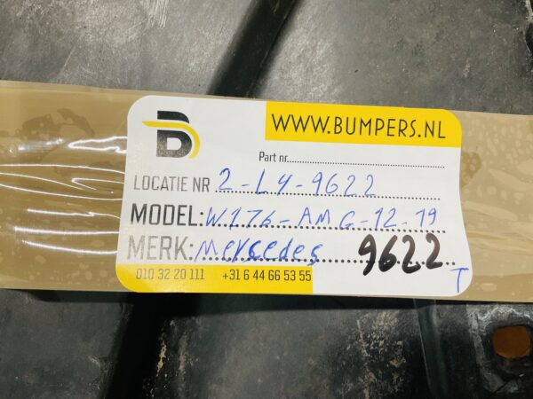 Onderplaat Mercedes W176 AMG 2012-2019 A1768850036 Bumperlip 2-L4F-9622T