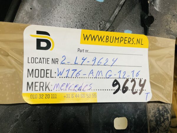 Onderplaat Mercedes W176 AMG 2012-2019 A1768850036 Bumperlip 2-L4f-9624T