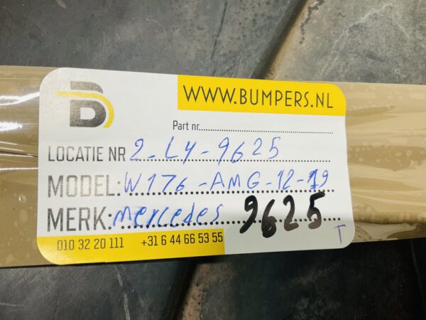 Onderplaat Mercedes W176 AMG 2012-2019 A1768850036 Bumperlip 2-L4f-9625T